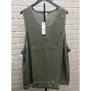 No Boundaries Mens Green Artichoke Sweater Layer Tank Top 2XL 50-52 WMNBS2FY25_0